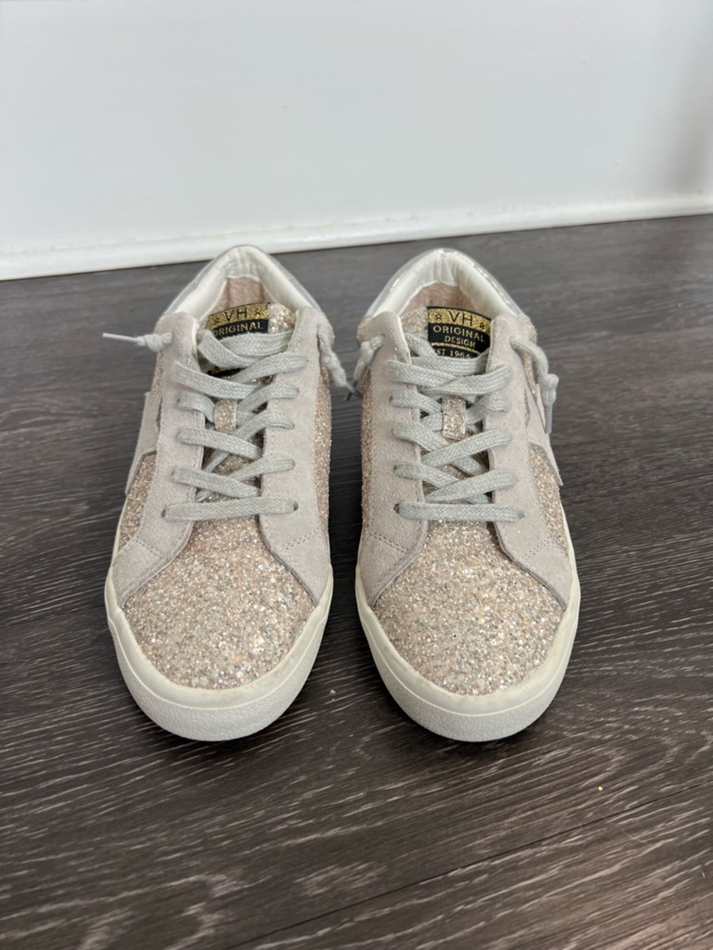 Vintage Havana Women's Palmer 1 Glitter Sneakers - Picture 3 of 11